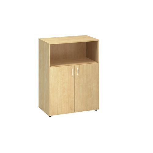 Szafa średnia szeroka Alfa 500, 106,3 x 80 x 47 cm, z wnęką i z drzwiami