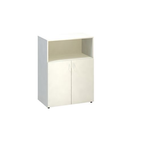 Szafa średnia szeroka Alfa 500, 106,3 x 80 x 47 cm, z wnęką i z drzwiami