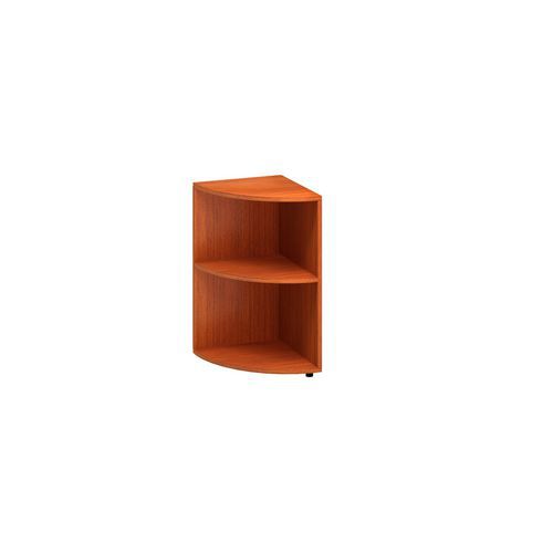 Szafki niskie dostawne narożne Alfa 500, 71,7 x 45 x 45 cm, otwarte
