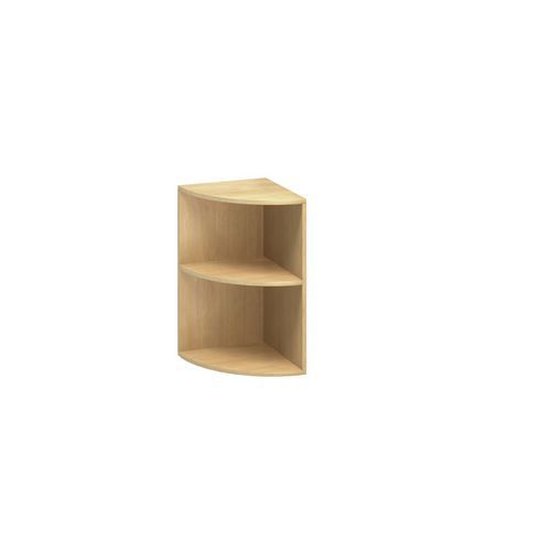 Szafki niskie dostawne narożne Alfa 500, 71,7 x 45 x 45 cm, otwarte