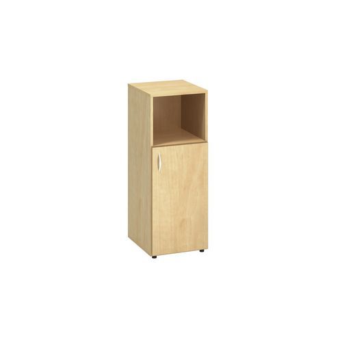 Szafki średnie wąskie Alfa 500, 106,3 x 40 x 47 cm, z wnęką i drzwiczkami – wersja prawa