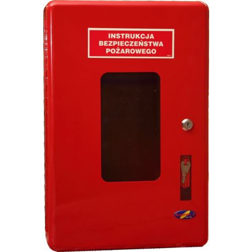 Szafka na instrukcję bezpieczeństwa pożarowego