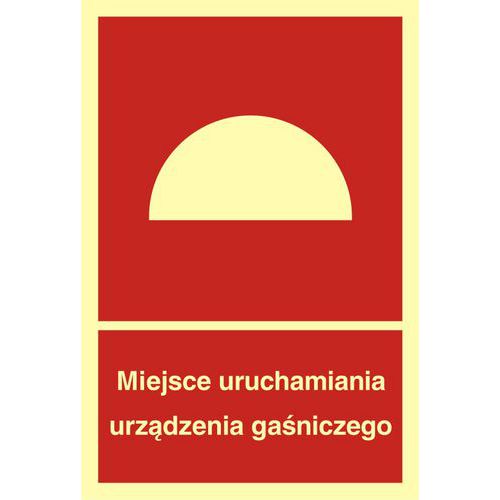 Miejsce uruchamiania urządzenia gaśniczego