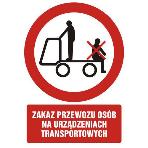 Zakaz przewozu osób na urządzeniach transportowych 2