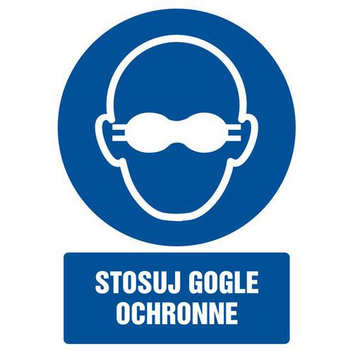 Stosuj gogle ochronne