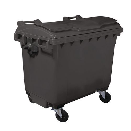 Plastikowe zewnętrzne pojemniki na odpady Manutan Expert, pojemność 660 l Plastikowe zewnętrzne pojemniki na odpady Manutan Expert, pojemność 660 l
