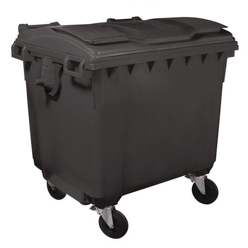 Plastikowe zewnętrzne pojemniki na odpady Manutan Expert, pojemność 1 100 l Plastikowe zewnętrzne pojemniki na odpady Manutan Expert, pojemność 1 100 l