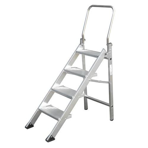Składana drabinka aluminiowa Comfort Tubesca-Comabi