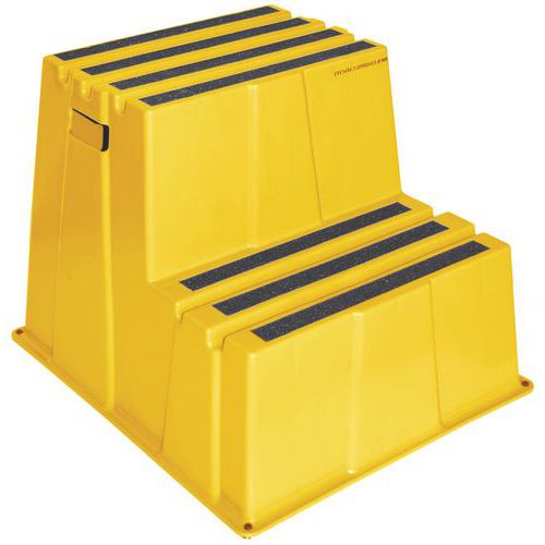 Plastikowe podesty robocze Manutan Expert, żółte
