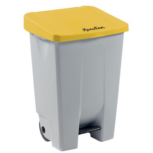 Plastikowe kosze na śmieci Manutan Expert Handy, pojemność 80 l