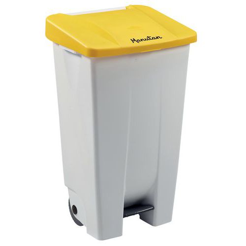 Plastikowe kosze na śmieci Manutan Expert Handy, pojemność 120 l