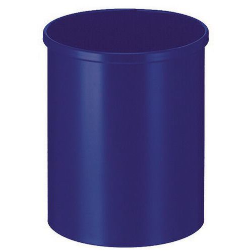 Okrągły metalowy kosz na śmieci – 30 l