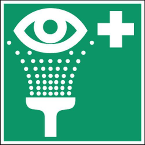 Znaki ewakuacyjne - Stacja do przemywania oczu - PCV