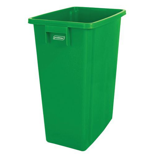 Plastikowe kosze na śmieci Probbax na odpady sortowane, bez pokrywy, 60 l