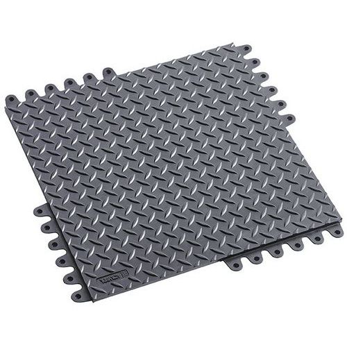 Podłoga ładunkowa De-Flex, 450 x 450 x19 mm, nitrylowa, czarna Podłoga ładunkowa De-Flex, 450 x 450 x19 mm, nitrylowa, czarna