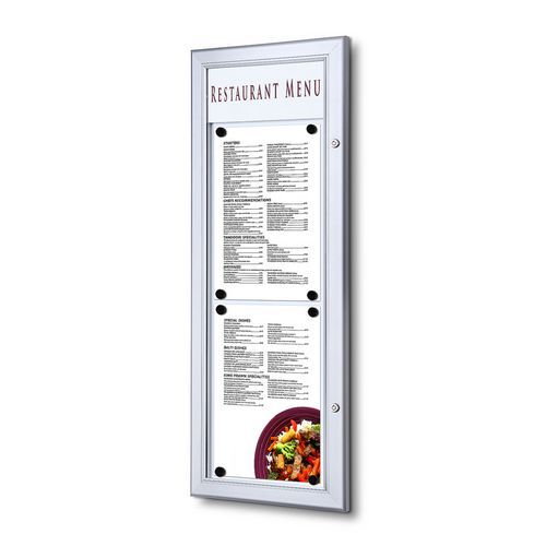 Gabloty magnetyczne Menu, jednoskrzydłowe