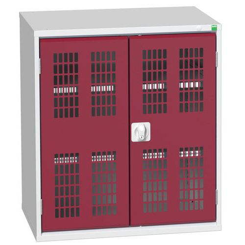 Szafy warsztatowe Bott Verso z drzwiami drucianymi, wysokość 90 cm