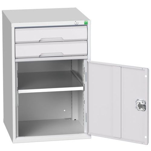 Szafki warsztatowe z szufladami Bott Verso, wys. 80 cm, 2 szuflady, 1 szafka
