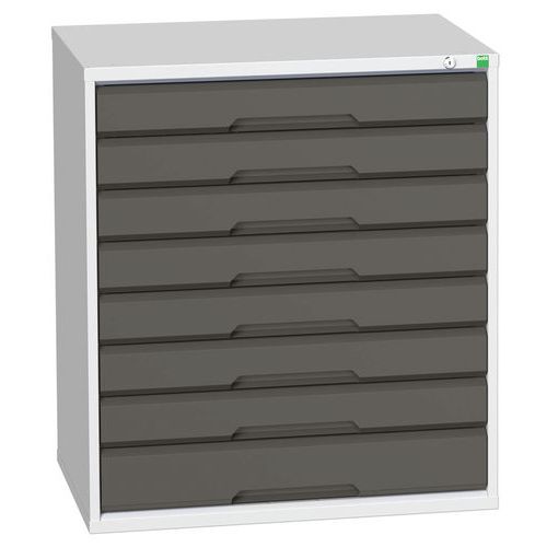 Szafki warsztatowe z szufladami Bott Verso, wysokość 90 cm, 8 szuflad