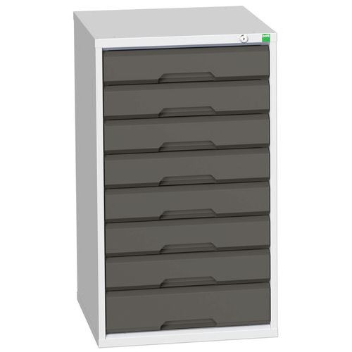 Szafki warsztatowe z szufladami Bott Verso, wysokość 90 cm, 8 szuflad