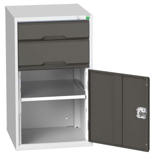 Szafki warsztatowe z szufladami Bott Verso, wys. 90 cm, 2 szuflady, 1 szafka
