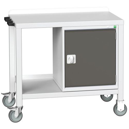 Bott Verso Weld mobilne stoły warsztatowe z szafką, szerokość 100 cm, multipleks/stal