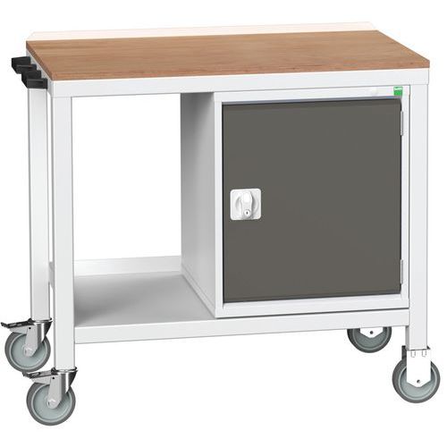 Bott Verso Weld mobilne stoły warsztatowe z szafką, szerokość 100 cm, multipleks/stal