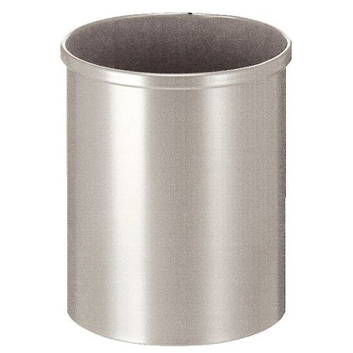 Okrągły metalowy kosz na śmieci – 50 l