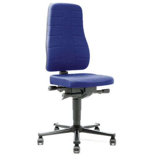 Krzesła robocze Bimos All In One 9633 i 9643 z kółkami
