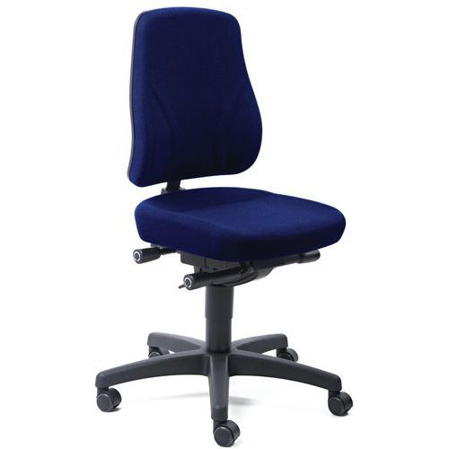 Krzesła robocze Bimos All In One 9633 i 9643 z kółkami