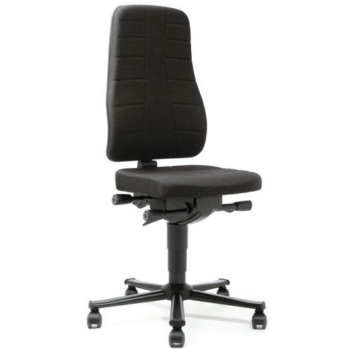 Krzesła robocze Bimos All In One 9633 i 9643 z kółkami