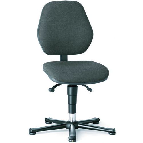 Antystatyczne krzesła robocze ESD Bimos Basic 9150E, 9154E i 9157E z ślizgaczami