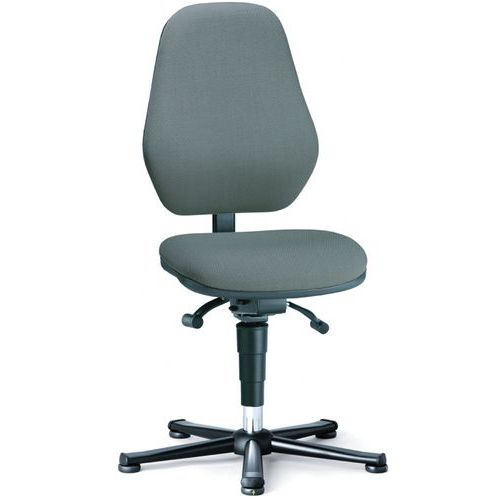 Antystatyczne krzesła robocze ESD Bimos Basic 9150E, 9154E i 9157E z ślizgaczami
