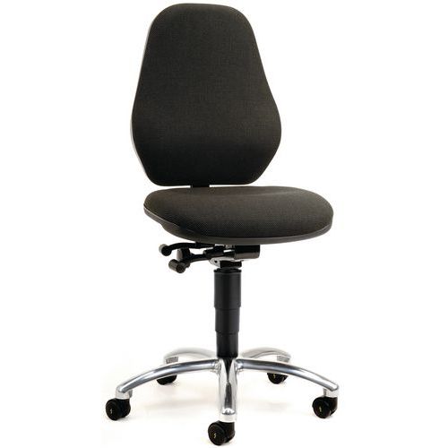 Antystatyczne krzesła robocze ESD Bimos Basic 9151E, 9155 i 9158EE z ślizgaczami