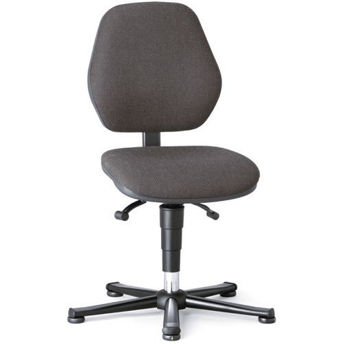 Krzesła laboratoryjne robocze Bimos Basic 9130, 9132 i 9135 z ślizgaczami, bez podnóżka