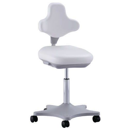 Krzesło robocze Bimos Labster 9103 na kółkach, bez podnóżka