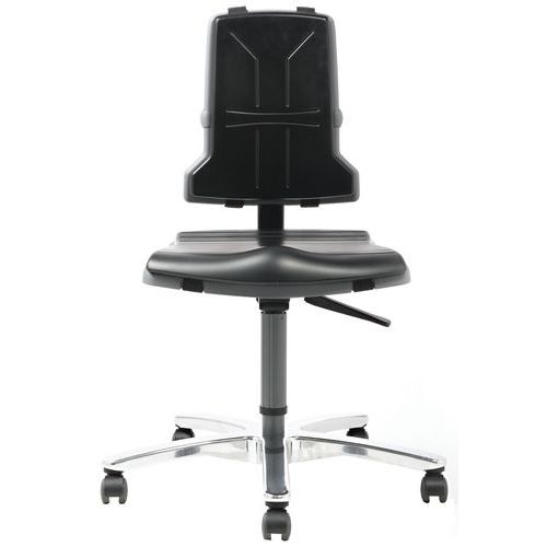 Krzesła warsztatowe Bimos Sintec 9816, czarne