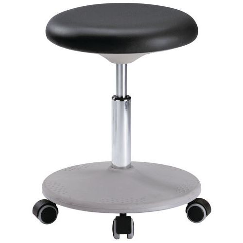 Taborety robocze ESD Bimos Labster 9107, czarne