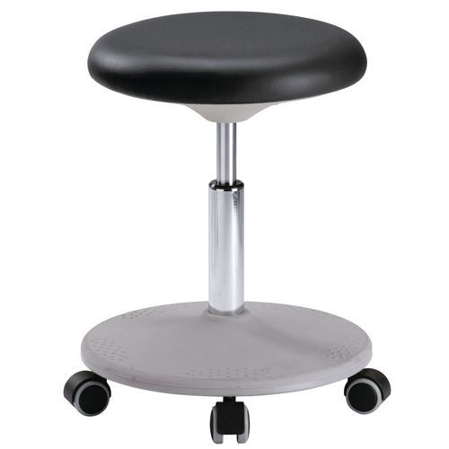 Taborety robocze ESD Bimos Labster 9107, czarne