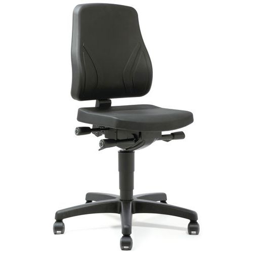 Krzesła robocze Bimos All In One 9633 i 9643 z kółkami