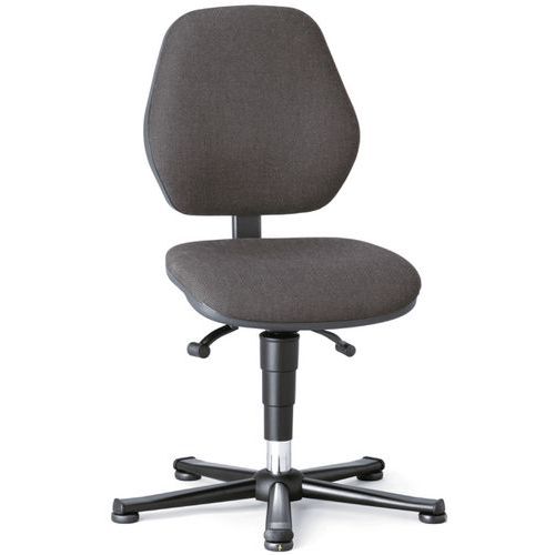 Krzesła laboratoryjne robocze Bimos Basic 9130, 9132 i 9135 z ślizgaczami, bez podnóżka