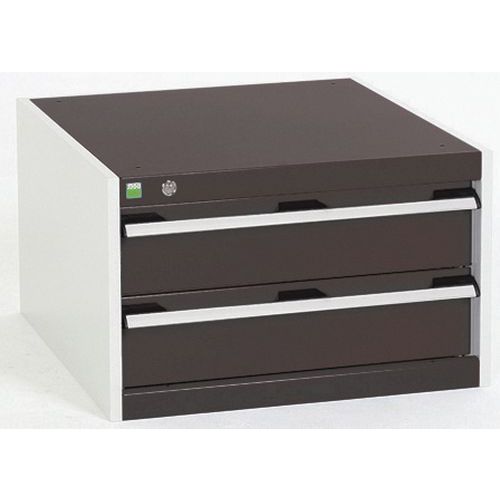 Szafki warsztatowe z szufladami Bott Cubio, 40 x 65 x 52,5-75 cm, 2 szuflady