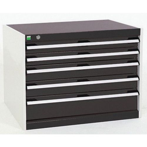 Szafki warsztatowe z szufladami Bott Cubio, 60 x 80 x 52,5-75 cm, 5 szuflad