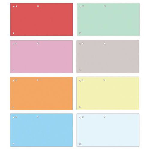 Przekładki OFFICE PRODUCTS, karton, 1/3 A4, 240x105mm, 100szt. Przekładki OFFICE PRODUCTS, karton, 1/3 A4, 240x105mm, 100szt.
