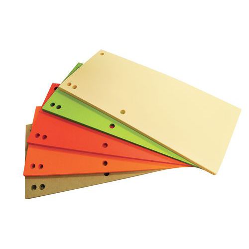 Przekładki OFFICE PRODUCTS, karton, 1/3 A4, 240x105mm, 100szt. Przekładki OFFICE PRODUCTS, karton, 1/3 A4, 240x105mm, 100szt.