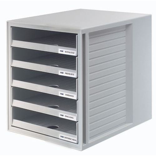 Zestaw 5 szufladek HAN CabinetSet, polistyren, A4, otwarte Zestaw 5 szufladek HAN CabinetSet, polistyren, A4, otwarte