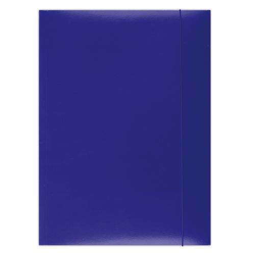 Teczka z gumką OFFICE PRODUCTS, karton/lakier, A4, 350gsm, 3-skrz.