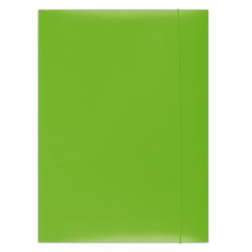 Teczka z gumką OFFICE PRODUCTS, karton, A4, 300gsm, 3-skrz.