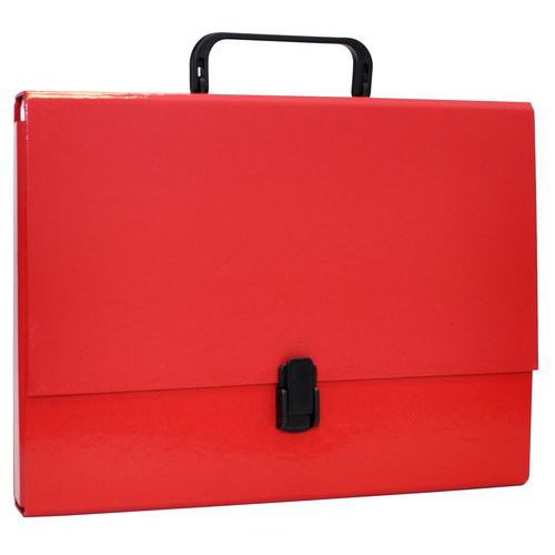 Teczka-pudełko OFFICE PRODUCTS, A4/5cm, z rączką i zamkiem