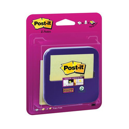 Podajnik do karteczek samoprzylepnych POST-IT® Z-Notes (VD-330), fioletowy